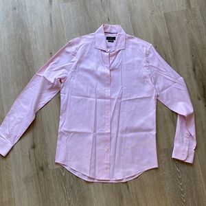 Zara menswear pink button down shirt, never worn, regular fit